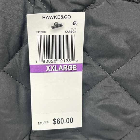 Hawke & Co Sport Performance Packable Puffer Vest Carbon Gray Size XXL -NWT - Picture 5 of 9